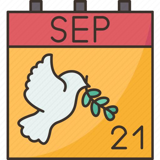 Peace, day, calendar, september, celebrate icon - Download on Iconfinder