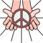 peace, pacifism, antiwar, support, love 