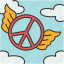 peace, sky, pacification, freedom, flying 