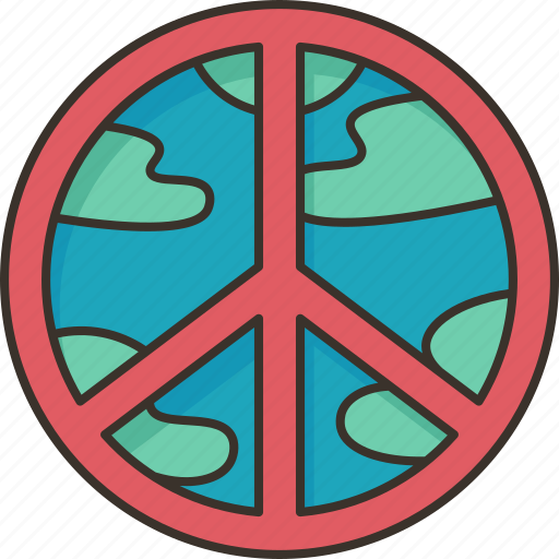 Peace, world, love, nonviolence, global icon - Download on Iconfinder