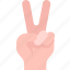 peace, hand, victory, finger, gesture 