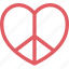 peace, heart, antiwar, pacifism, hope 