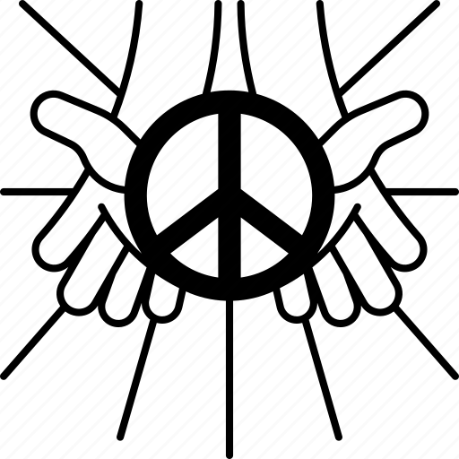 Peace, pacifism, antiwar, support, love icon - Download on Iconfinder