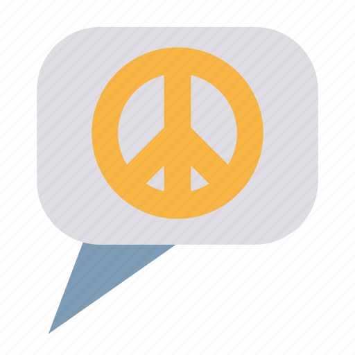Hippie, love, peace, respect, talk icon - Download on Iconfinder