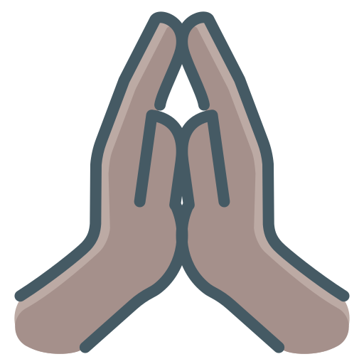 Hand, prayer, prays, faith icon - Free download