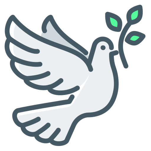 Peace, dove, hope, pigeon, freedom, faith, religion icon - Free download
