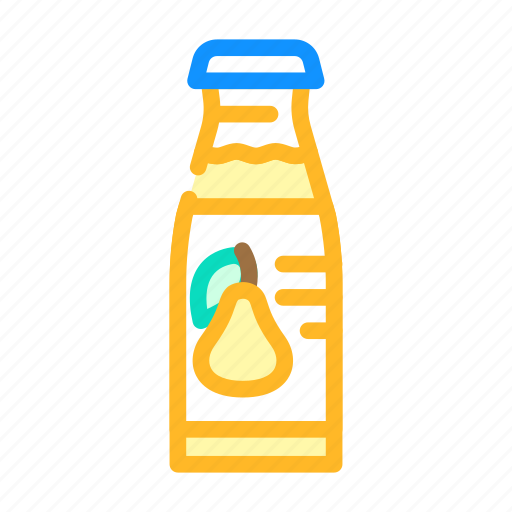 Pear, juice, fruit, half, food, slice icon - Download on Iconfinder