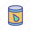 canned, fruit, outline, pear, pieces, sliced, vitamin 