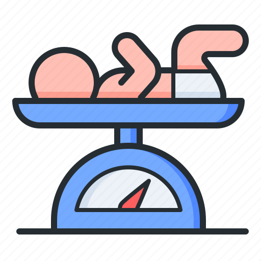 Weighing, pediatrics, infant, growth icon - Download on Iconfinder