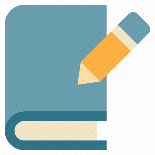 Book, pencil, write, edit icon - Download on Iconfinder