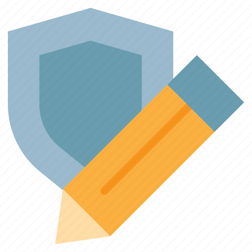 Protect, security, shield, edit, pencil icon - Download on Iconfinder