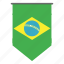 country, brazil, flag, world, flags, pennant, national 