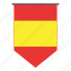 country, spain, flag, world, flags, pennant, national 