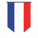 country, france, flag, world, flags, pennant, national