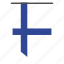 country, finland, flags, world, pennant, national, nation 