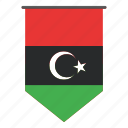 country, libya, flag, world, flags, pennant, national