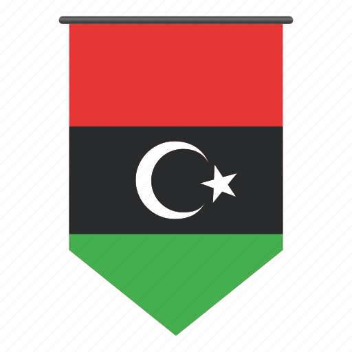 Country, libya, flag, world, flags, pennant, national icon - Download on Iconfinder