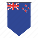 country, flag, world, flags, pennant, national, new zeland