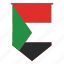 country, flags, sudan, world, flag, pennant, national 