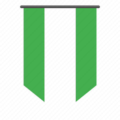 Country, nigeria, flag, world, flags, pennant, national icon - Download on Iconfinder