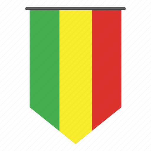 Country, mali, flag, world, flags, pennant, national icon - Download on Iconfinder