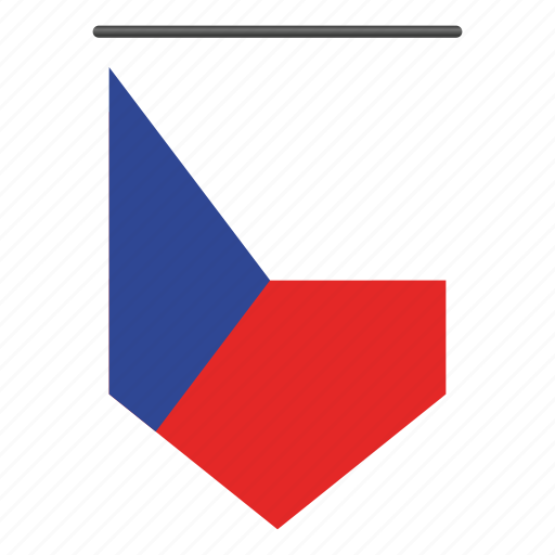 Country, czech republic, flag, world, flags, pennant, national icon - Download on Iconfinder