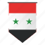 country, syria, flag, world, flags, pennant, national 