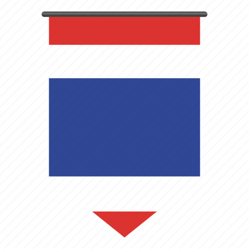 Country, tailand, flag, world, flags, pennant, national icon - Download on Iconfinder