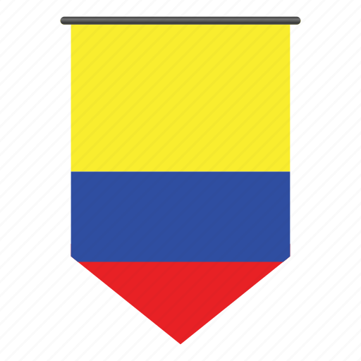 Country, colombia, flag, world, flags, pennant, national icon - Download on Iconfinder