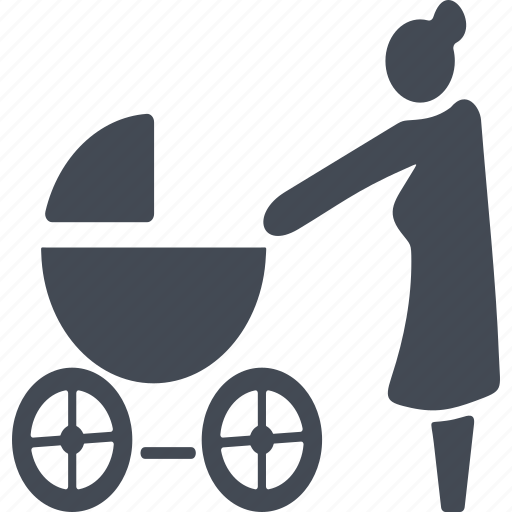 Pensioners, nurse, retireee, baby carriage icon - Download on Iconfinder