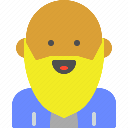 Bald, bearded, muslim, old, rabi icon - Download on Iconfinder