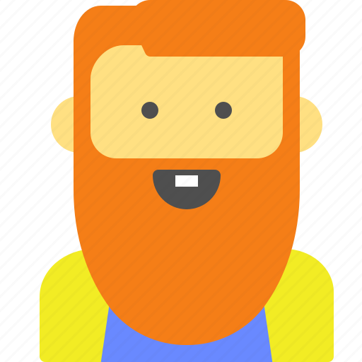Bearded, hairstyle, hipster, painter icon - Download on Iconfinder