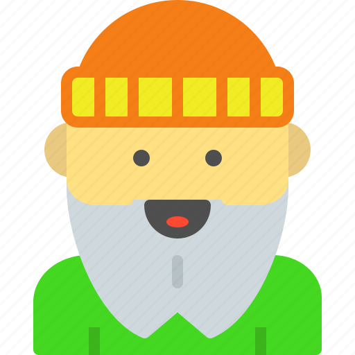 Bearded, furcap, hipster, winter icon - Download on Iconfinder