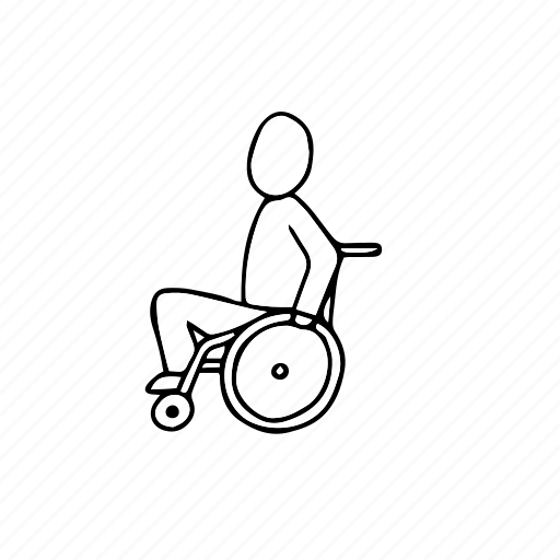 Disabled, medical, people, person, wheelchair icon - Download on Iconfinder