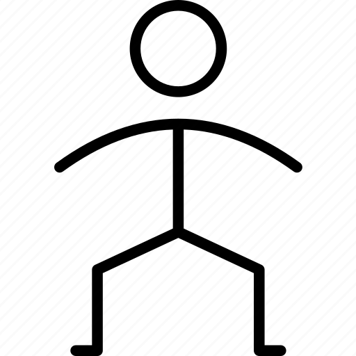Duck, exercise, knees, person, sport, squat icon - Download on Iconfinder