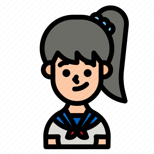 Student, girl, woman, women, avatar icon - Download on Iconfinder
