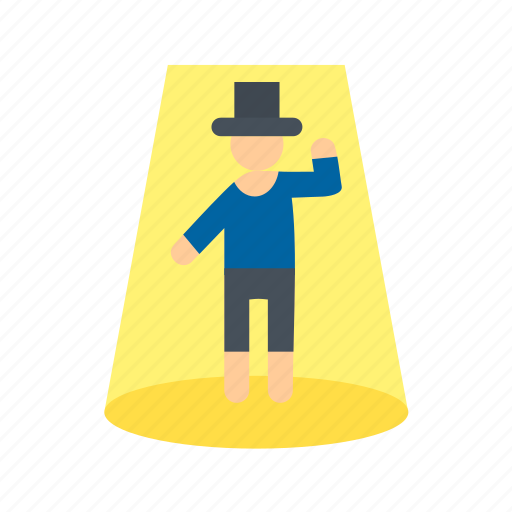 Show presenter, people, man, presentation, event, happy, performance icon - Download on Iconfinder