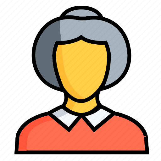 Grandmother, avatar, female, granny, lady, user, woman icon - Download on Iconfinder