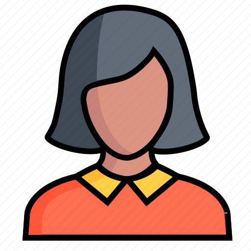 Woman, avatar, female, girl, lady, person, profile icon - Download on Iconfinder
