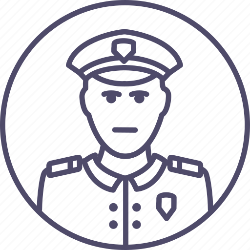 Adult, criminal, man, police, policeman, solider, uniform icon - Download on Iconfinder