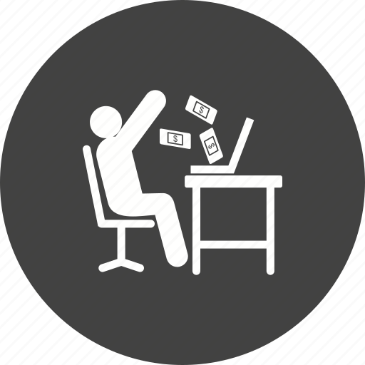 Business, computer, earn, man, money, revenue, technology icon - Download on Iconfinder