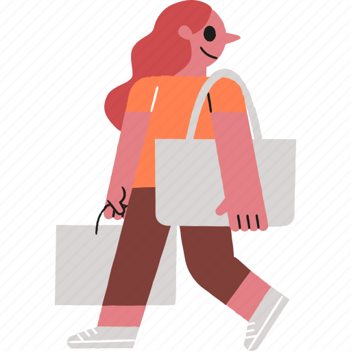 Shopping, woman, and, tote, bag icon - Download on Iconfinder