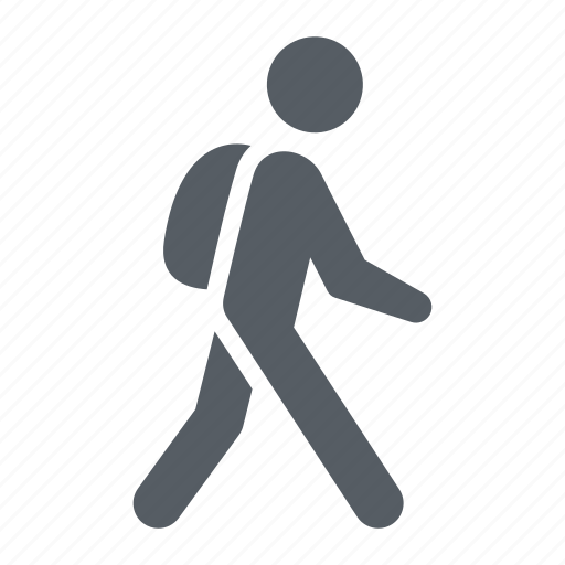Backpack, hiking, man, people, walking icon - Download on Iconfinder
