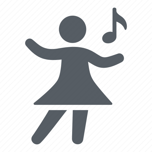 Dancing, happy, music, people, woman icon - Download on Iconfinder