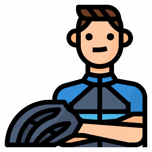 Avatar, bicycle, cycling, man icon - Download on Iconfinder