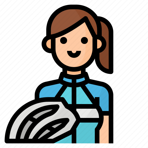 Avatar, bicycle, cycling, woman icon - Download on Iconfinder