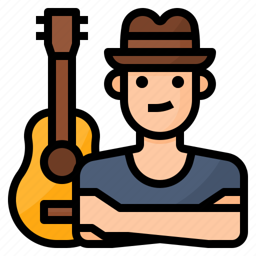 Avatar, guitar, hobby, lifestyle icon - Download on Iconfinder