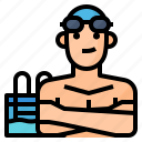 avatar, lifestyle, man, swimming