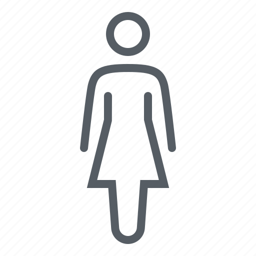 Female, people, sign, toilet, woman icon - Download on Iconfinder