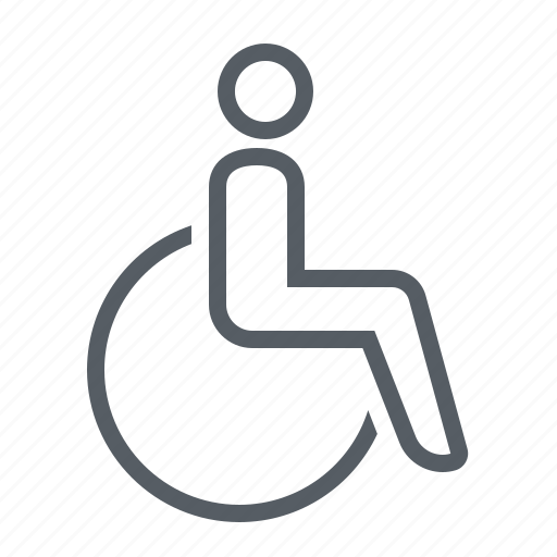 Disabled, handicapped, people, wheelchair icon - Download on Iconfinder